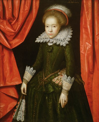 Portrait of a Girl of the de Ligne Family by Marcus Gheeraerts